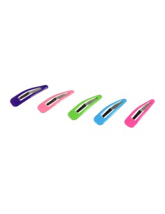 Pack de 10 clips de colores para el pelo, medida 4,8cm. juliette fashion