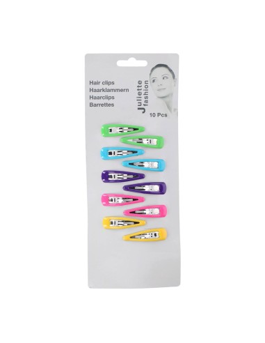 Pack de 10 clips de colores para el pelo,...