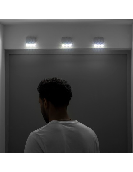 Piloto noche led con sensor movimiento, 2 unidades