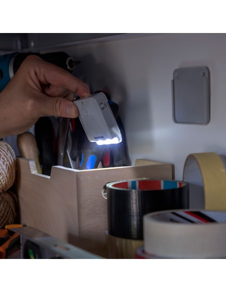 Piloto noche led con sensor movimiento, 2 unidades