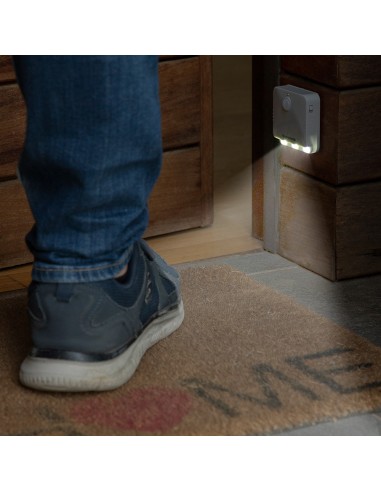 Piloto noche led con sensor movimiento, 2 unidades