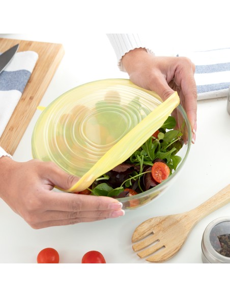 Set 10 tapas de cocina reutilizables lilyd. innovagoods