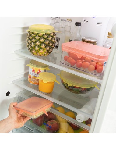 Set 10 tapas de cocina reutilizables lilyd....