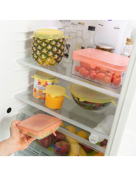 Set 10 tapas de cocina reutilizables lilyd. innovagoods