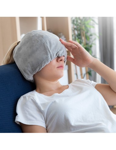 Gorro de gel para migrañas y relajación...