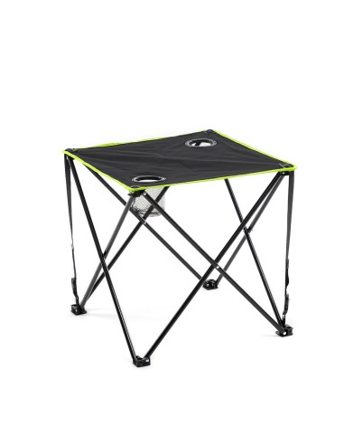Mesa de camping textil plegable con funda cafolby. innovagoods