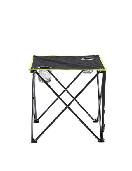 Mesa de camping textil plegable con funda cafolby. innovagoods