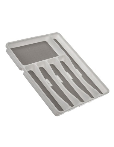 Cubertero plastico, blanco 32,5x5x40 cm kozina