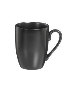 Juego de 6 tazas porcelana yumei 350 ml negra kozina
