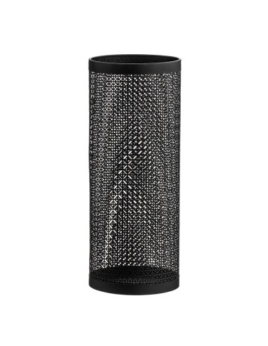 Paragüero metal redondo filigree negro 20 x 50 cm caison