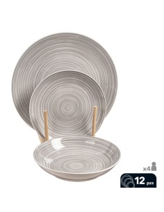 Vajilla 12 pcs porcelana sakura 26,5 / 20 / 19 cm caison