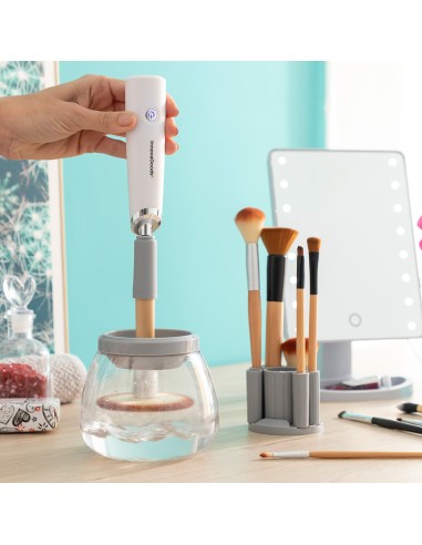 Limpiador y secador automático de brochas de...