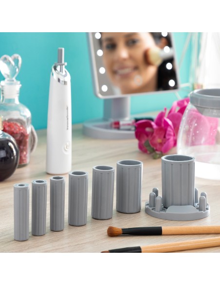 Limpiador y secador automático de brochas de maquillaje