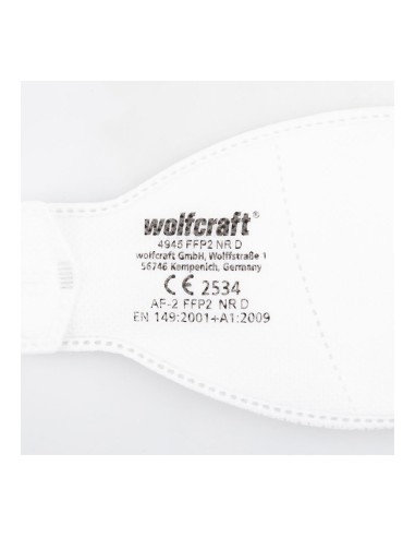 Pack 2 mascaras proteccion respiratoria ffp2 nr...