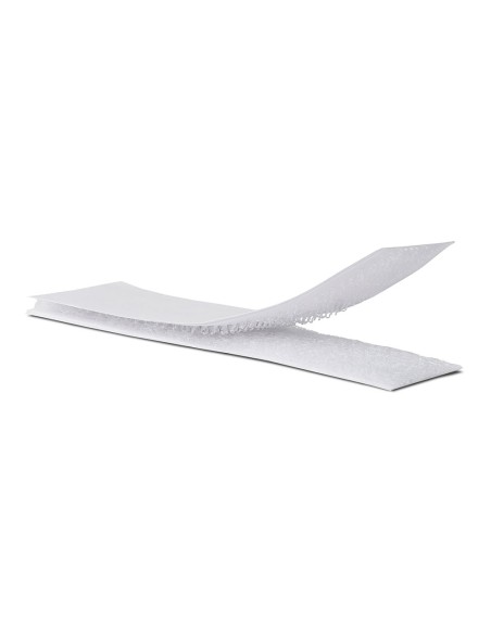 Tira adhesiva de cierre de gancho y bucle 2 x 10cm. blanco, 2143-2, inofix