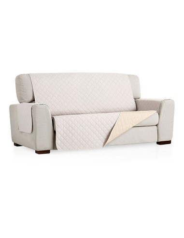 Cubre sofa reversible marfil 3 plazas plus belmarti