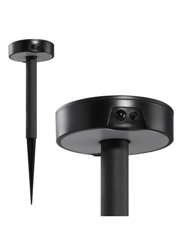 Aplique solar - estaca 4w 500 lm edm