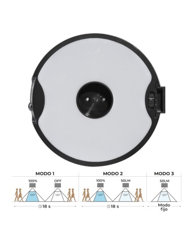 Aplique solar - estaca 4w 500 lm edm
