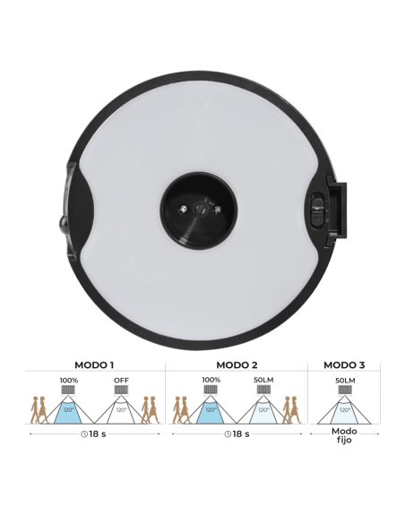 Aplique solar - estaca 4w 500 lm edm