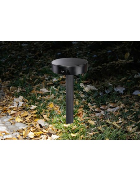 Aplique solar - estaca 4w 500 lm edm