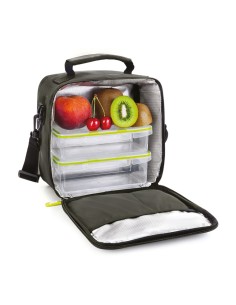Porta alimentos + 2 tapers green, 753450 ibili 2