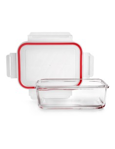 Fiambrera borosilicato rectangular 900 ml