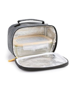 Porta alimentos gris + taper