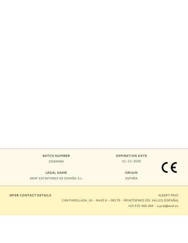 Extintor polvo 1kg fuegos abc anaf group