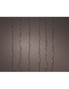 Cortina led parpadeante, multicolor suave, 3,75m