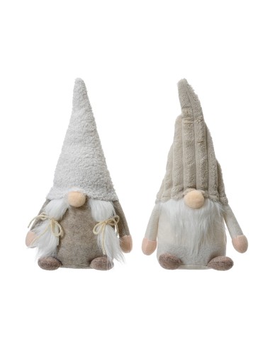 Gnomo de tela, 2 modelos 29 cm
