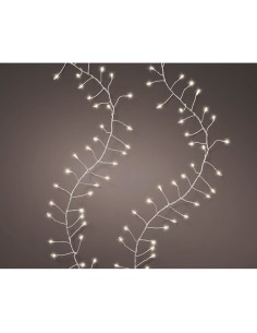 Guirnalda microleds parpadeante, 480 leds, blanco cálido.