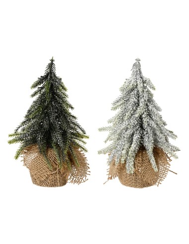 Mini pino con macetero de yute, modelo variados ø12 x 20 cm