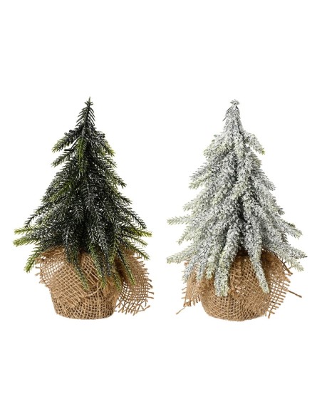 Mini pino con macetero de yute, modelo variados ø12 x 20 cm