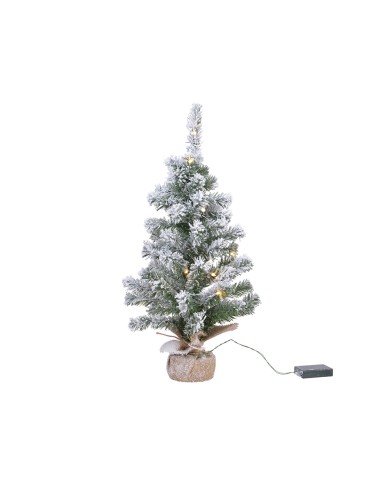 Mini arbol imperial nevado con microled, ø30x45cm. lumineo.