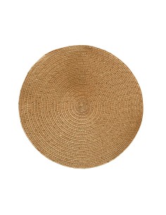 Mantel individual color dorado redondo, ø38 x 0,2 cm