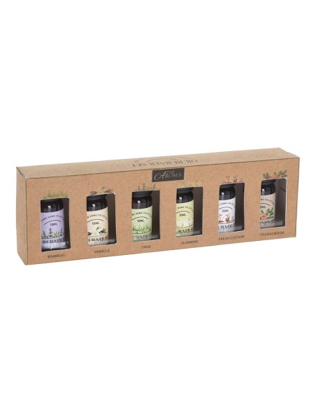 Aceite aromático 6 fragancias diferentes 10 ml
