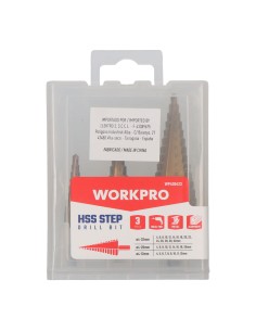 Broca escalonada, juego 3 piezas hss4241 2