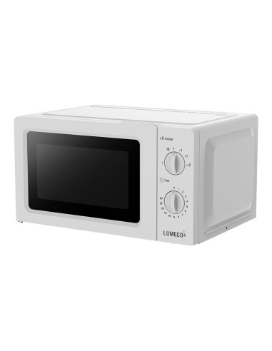 Microondas 700 w blanco 20 l 6 funciones ( 5 niveles + descongelación)