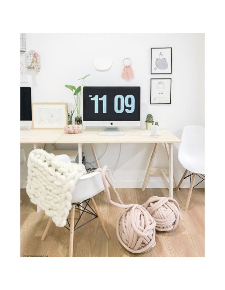 Tablero madera maciza de pino, 120x60x1,8cm astigarraga