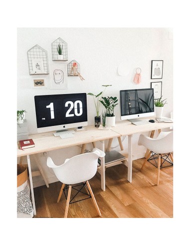 Tablero madera maciza de pino, 120x60x1,8cm...