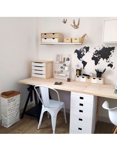 Tablero madera maciza de pino, 140x70x3cm...