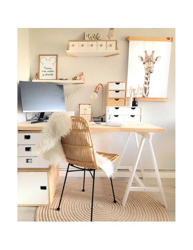 Tablero madera maciza de pino, 140x70x3cm...