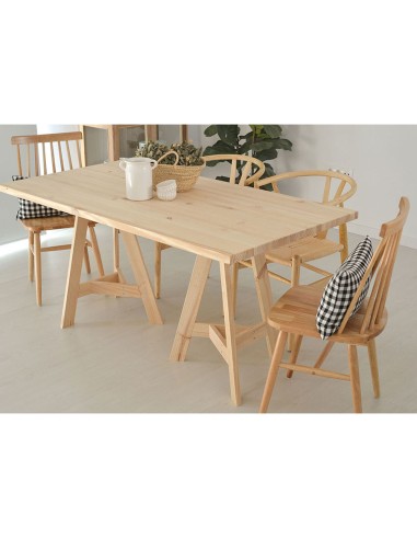 Tablero madera maciza de pino, 160x80x3cm...