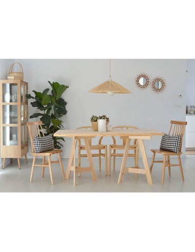 Tablero madera maciza de pino, 160x80x3cm...