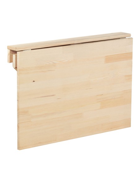 Mesa plegable madera de pared, 79x59x2cm. astigarraga