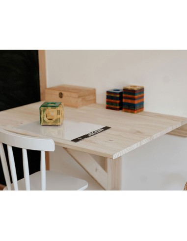 Mesa plegable madera de pared, 79x59x2cm....