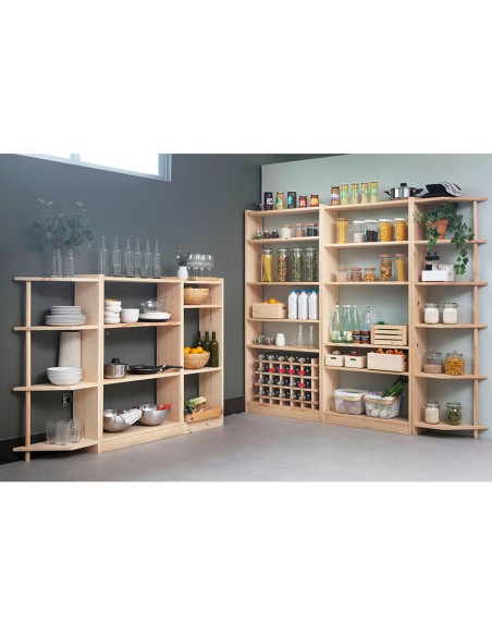 Estanteria gala 4 baldas madera de 49,6 cm