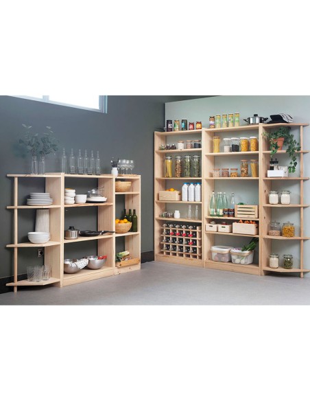 Estanteria gala 4 baldas madera de 79,6 cm