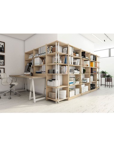 Estanteria gala 4 baldas madera de 79,6 cm