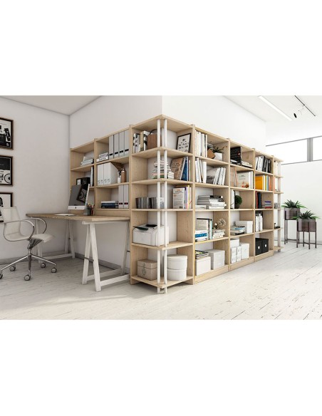 Estanteria gala 4 baldas madera de 79,6 cm